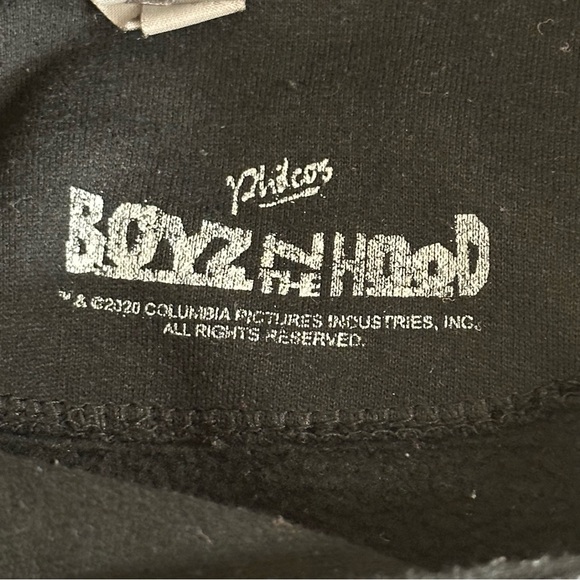 Boyz N The Hood Black Pullover Sweatshirt Hoodie Kangaroo - Picture 5 of 7